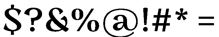 Nazare Regular Font OTHER CHARS
