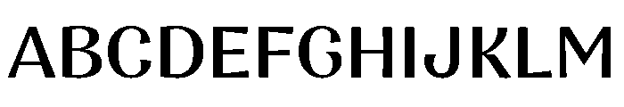Nazare Regular Font UPPERCASE