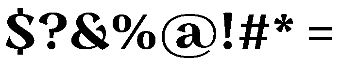 Nazare Semi Bold Font OTHER CHARS