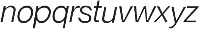 NC Forms Light Italic otf (300) Font LOWERCASE