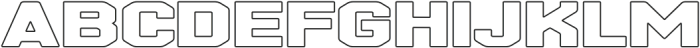 NCL Maxipower Outline otf (400) Font UPPERCASE