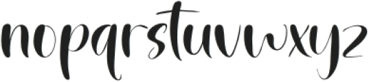 NCL Mister Gorgeous otf (400) Font LOWERCASE