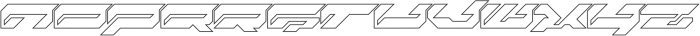 NCL Rekron Outline otf (400) Font UPPERCASE