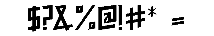 Ncdms Font OTHER CHARS