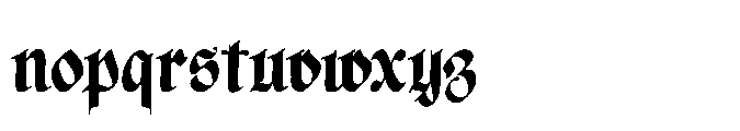 NCL Basefigh Font LOWERCASE