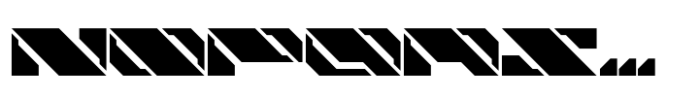 NCL Raxor Regular Font UPPERCASE