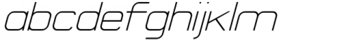 NCS Rogueland Light Italic Font LOWERCASE