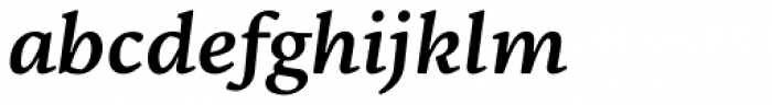 NCT Granite Semibold Italic Font LOWERCASE