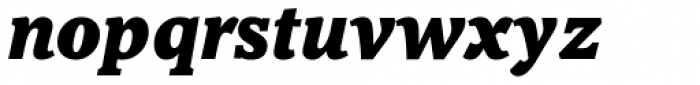 NCT Larkspur Italic Extra Bold Font LOWERCASE