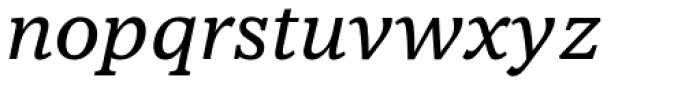 NCT Larkspur Italic Regular Font LOWERCASE