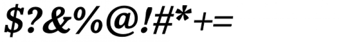 NCT Larkspur Italic Semi Bold Font OTHER CHARS