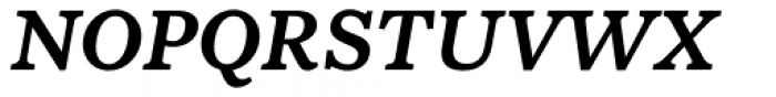 NCT Larkspur Italic Semi Bold Font UPPERCASE