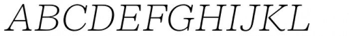 NCT Larkspur Italic Thin Font UPPERCASE