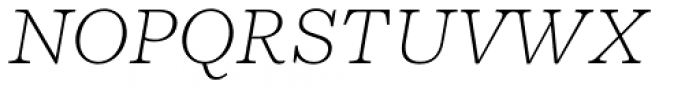 NCT Larkspur Italic Thin Font UPPERCASE
