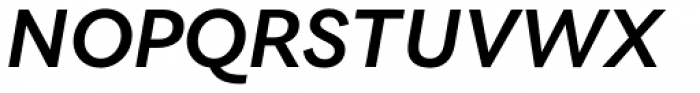 NCT Torin Italic Semi Bold Font UPPERCASE