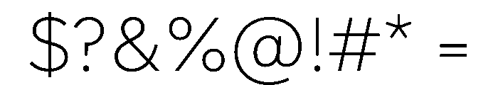 NCBurrata 200Ultra Light Instance Font OTHER CHARS