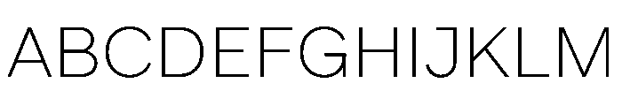 NCBurrata 200Ultra Light Instance Font UPPERCASE