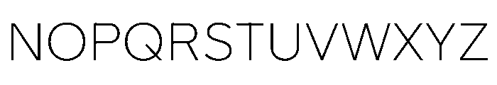 NCBurrata 200Ultra Light Instance Font UPPERCASE