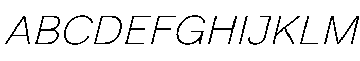 NCBurrata 205Ultra LightSlanted 1efed944 Font UPPERCASE