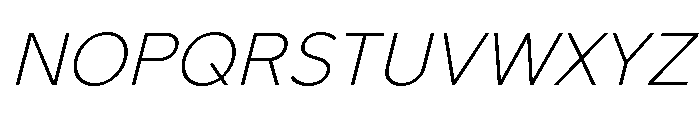 NCBurrata 205Ultra LightSlanted 1efed944 Font UPPERCASE