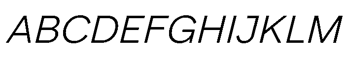 NCBurrata 305LightSlanted A53b015d Font UPPERCASE
