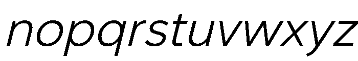 NCBurrata 305LightSlanted Instance 0d13cd1a Font LOWERCASE