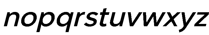 NCBurrata 505MediumSlanted 08e5f3f9 Font LOWERCASE
