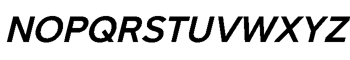 NCBurrata 605SemiboldSlanted F0f4e621 Font UPPERCASE