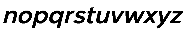 NCBurrata 605SemiboldSlanted Instance Bc396f35 Font LOWERCASE
