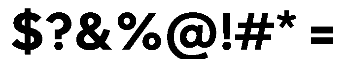 NCBurrata 700Bold Instance Font OTHER CHARS
