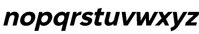 NCBurrata 705BoldSlanted Instance 9f697423 Font LOWERCASE