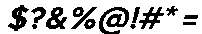 NCBurrata 705BoldSlanted Instance Font OTHER CHARS