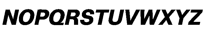 NCFontina BoldItalic Instance Font UPPERCASE