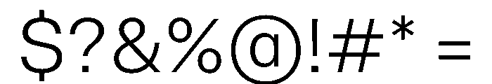 NCFontina Light Instance Font OTHER CHARS