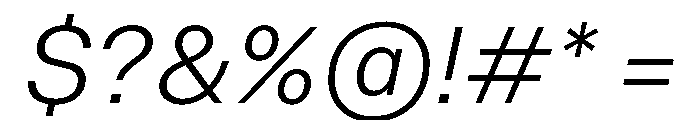 NCFontina LightItalic Instance Font OTHER CHARS