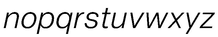 NCFontina LightItalic Instance Font LOWERCASE