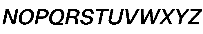 NCFontina MediumItalic Instance Font UPPERCASE