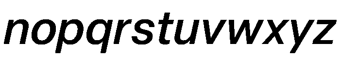 NCFontina MediumItalic Instance Font LOWERCASE
