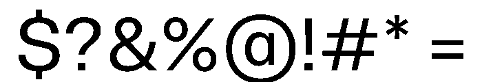 NCFontina Regular Instance Font OTHER CHARS