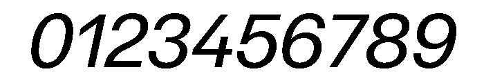 NCFontina RegularItalic Font OTHER CHARS