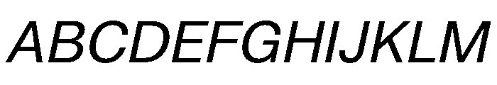 NCFontina RegularItalic Font UPPERCASE