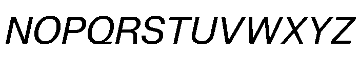 NCFontina RegularItalic Font UPPERCASE