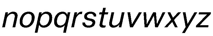 NCFontina RegularItalic Font LOWERCASE