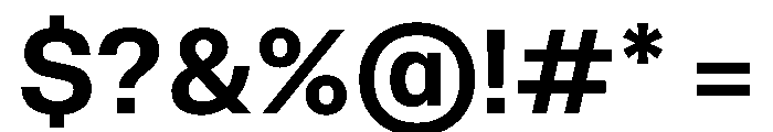NCFontina Semi Bold Instance Font OTHER CHARS