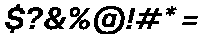 NCFontina Semi BoldItalic Instance Font OTHER CHARS