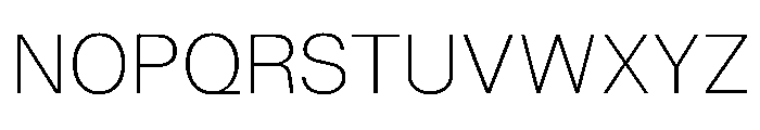 NCFontina Ultra Light Instance Font UPPERCASE