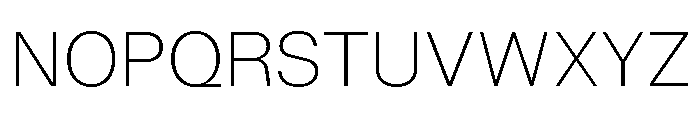 NCFontina Ultra Light Font UPPERCASE