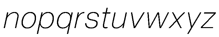 NCFontina Ultra LightItalic Instance Font LOWERCASE