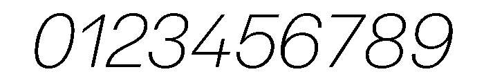 NCFontina Ultra LightItalic Font OTHER CHARS