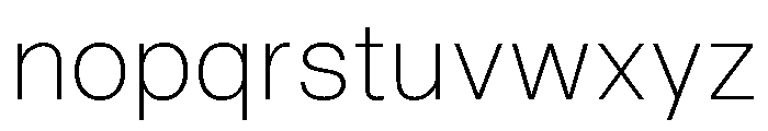 NCFontina Ultra Light Font LOWERCASE